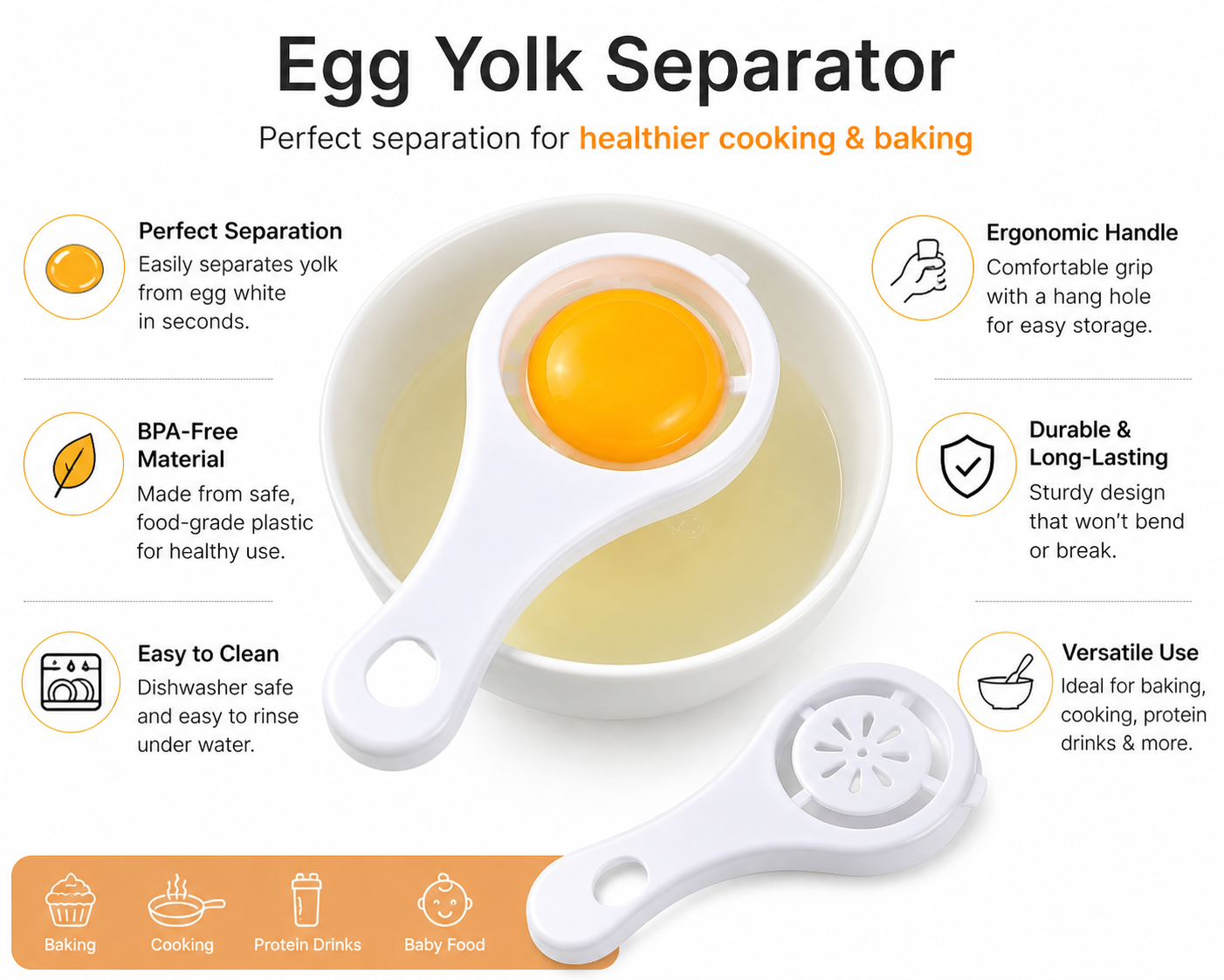 Smart Egg Yolk Separator